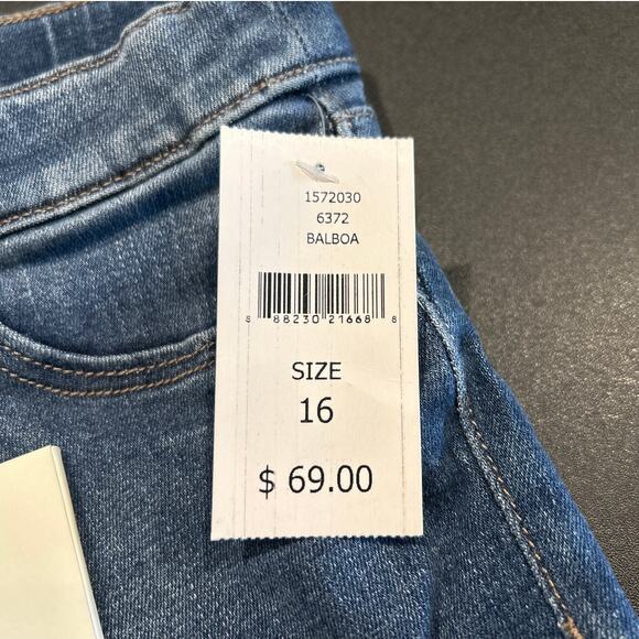 NWT DL1961 Candy Legging Medium Wash Denim Jeans, Girls Size 16 - Picture 3 of 7